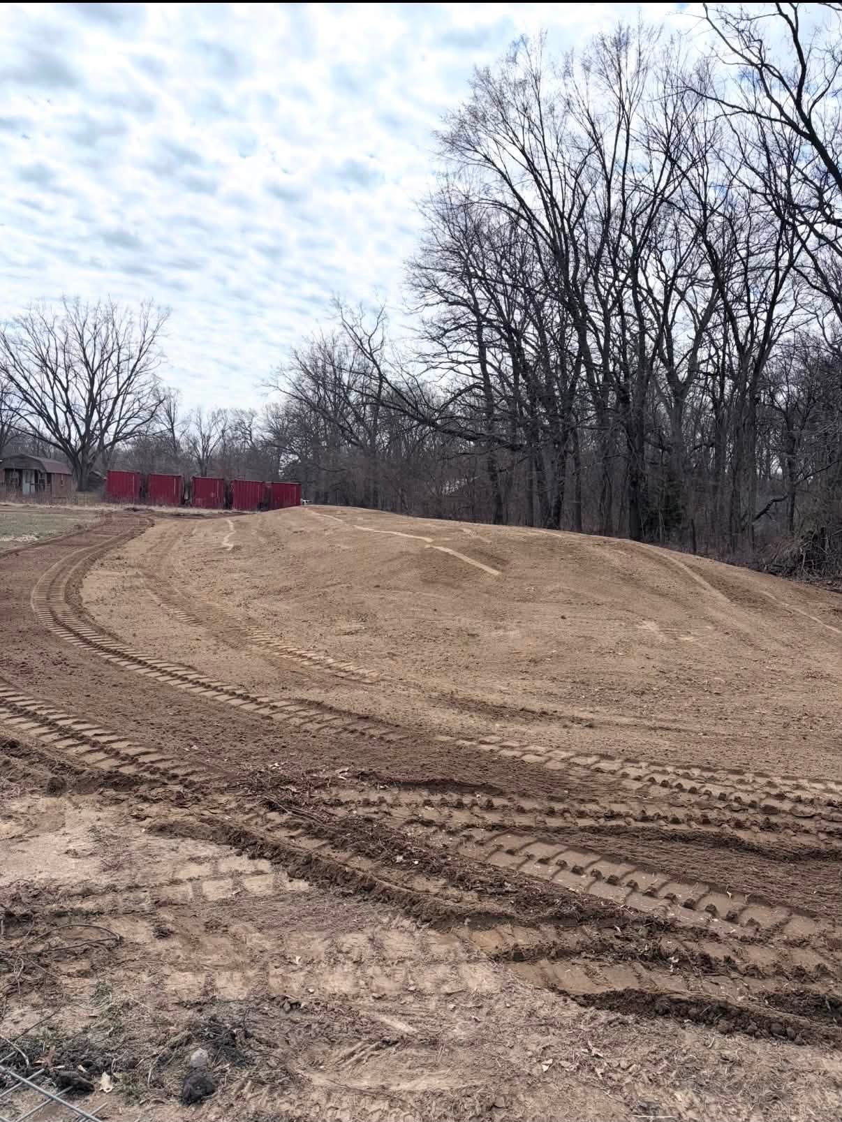 Freshly graded ground on a CO2 Land Solutions project